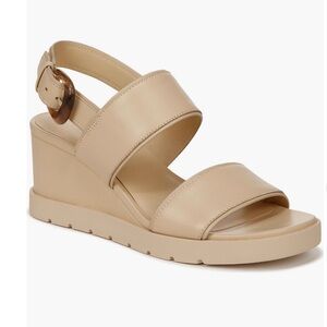 Vince Tan Wedge Sandals